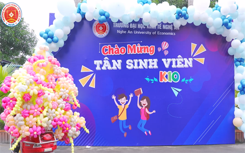 Ngày hội chào mừng Tân sinh viên K10 - 2023 - Trường Đại học Kinh tế Nghệ An