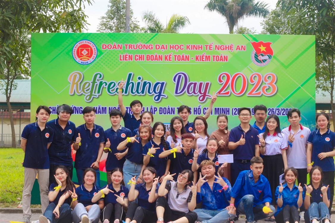 Sinh viên NAUE - Refreshing day 2023 - Nơi gắn kết tinh thần đồng đội