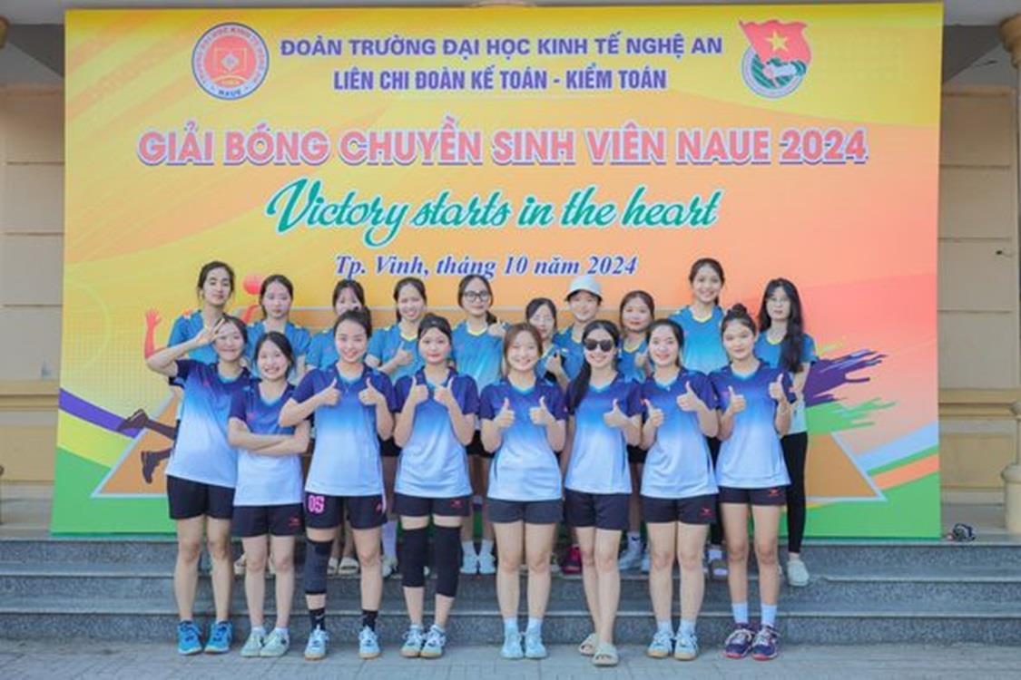 KHAI MẠC “GIẢI BÓNG CHUYỀN SINH VIÊN TRƯỜNG ĐẠI HỌC KINH TẾ NGHỆ AN LẦN 1 NĂM 2024”