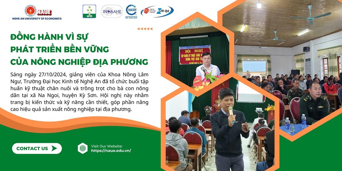 NAUE - Đồng hành vì sự phát triển bền vững của nông nghiệp địa phương