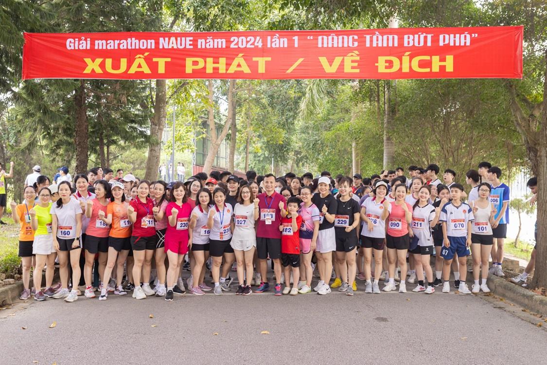 Giải Marathon NAUE 2024 lần thứ nhất: “Nâng tầm - Bứt phá