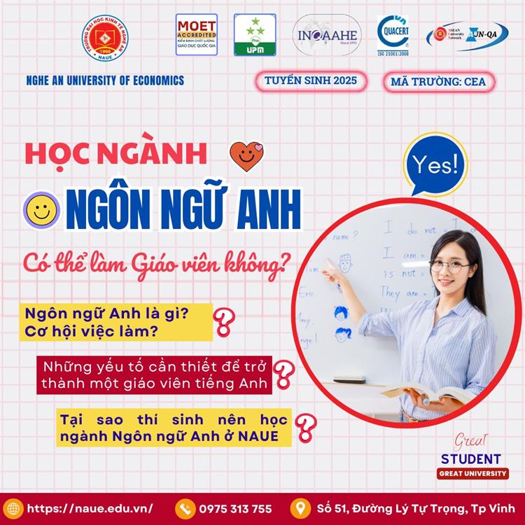 Học Ngôn ngữ Anh có thể làm giáo viên được không?