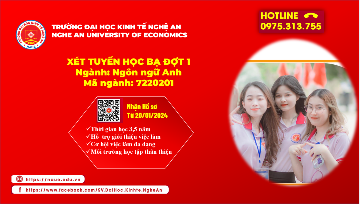 10 ĐIỂM NỔI BẬT VỀ NGÀNH NGÔN NGỮ ANH TRƯỜNG ĐẠI HỌC KINH TẾ NGHỆ AN