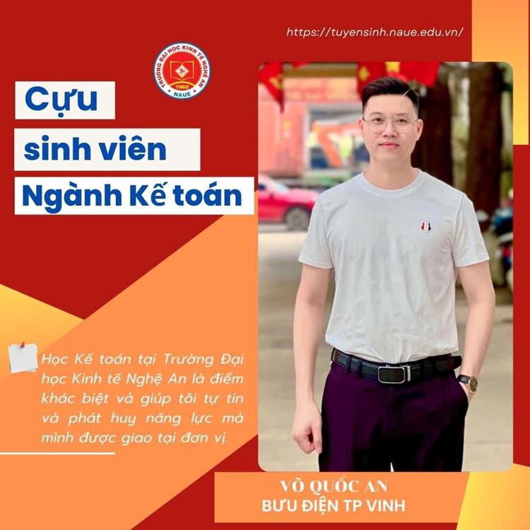 Tự hào là cựu sinh viên Kế toán - Trường Đại học Kinh tế Nghệ An