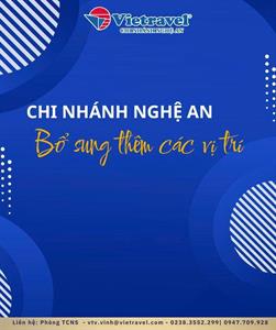 Vietravel tuyển dụng