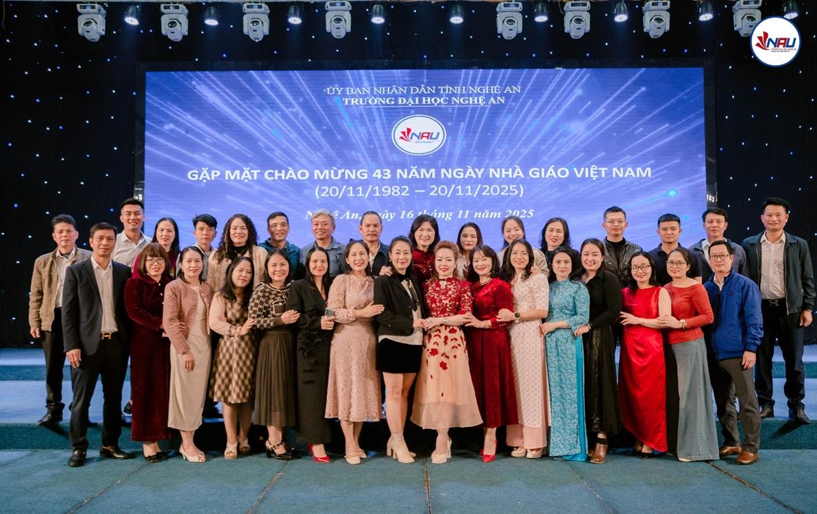 Trường Đại học Nghệ An long trọng tổ chức kỷ niệm  ngày nhà giáo việt nam 20/11 tôn vinh thầy cô - trọn nghĩa tri ân