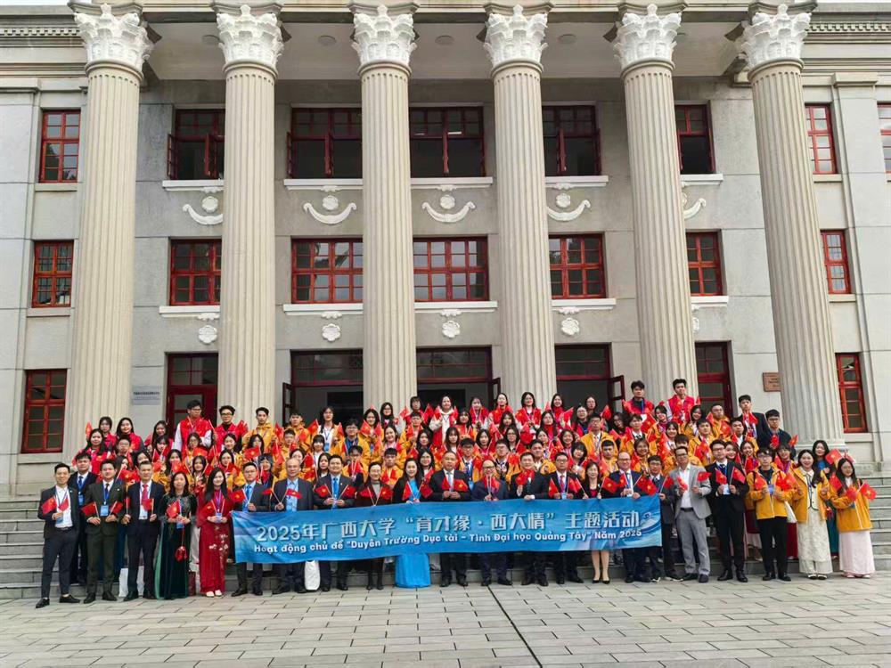 SINH VIÊN KHOA KINH TẾ – QUẢN TRỊ KINH DOANH, TRƯỜNG ĐẠI HỌC NGHỆ AN THAM GIA CHƯƠNG TRÌNH TRẢI NGHIỆM QUỐC TẾ TẠI TRƯỜNG ĐẠI HỌC QUẢNG TÂY (TRUNG QUỐC)