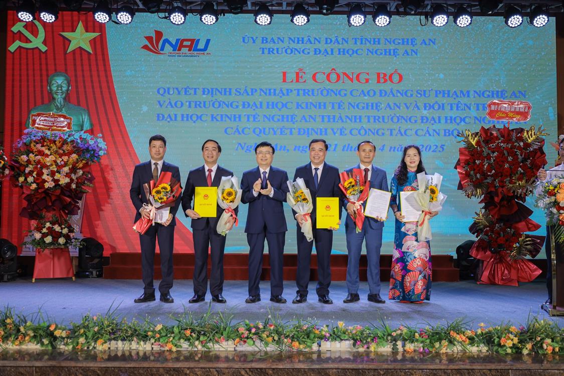 Trường Đại học Nghệ An chính thức ra mắt sau sáp nhập