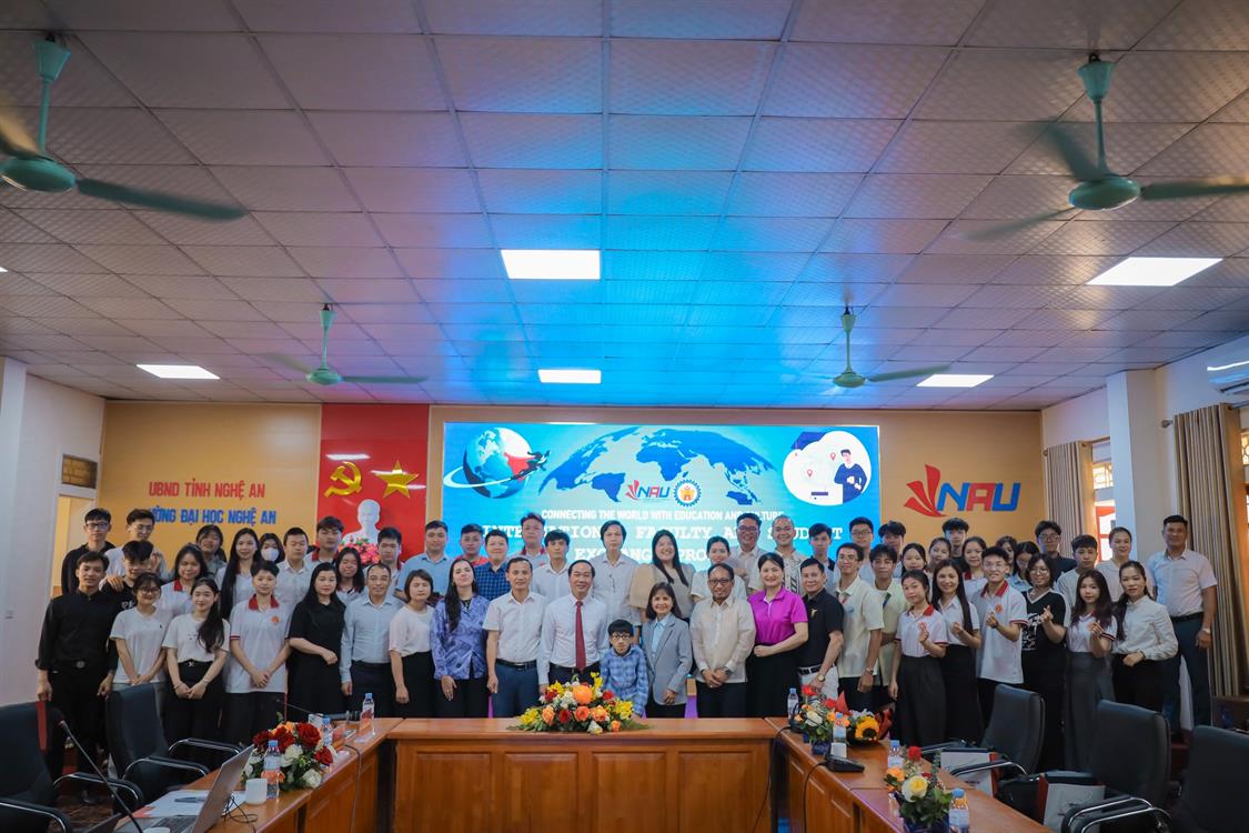 TRƯỜNG ĐẠI HỌC NGHỆ AN ĐÓN TIẾP VÀ GIAO LƯU VỚI TRƯỜNG ĐẠI HỌC NUEST – PHILIPPINES