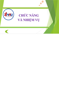 CHỨC NĂNG NHIỆM VỤ