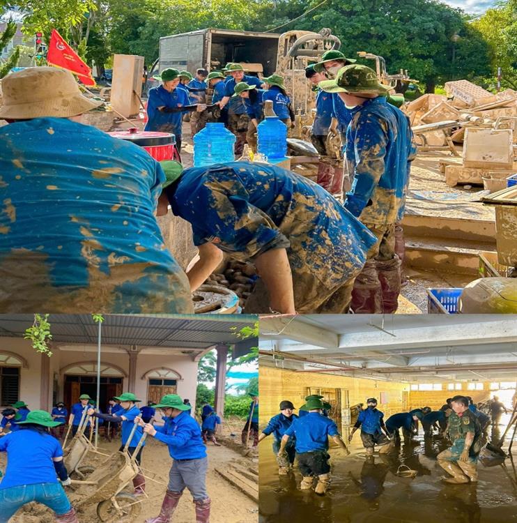 Hành trình yêu thương – sinh viên NAU sẻ chia với đồng bào vùng lũ
