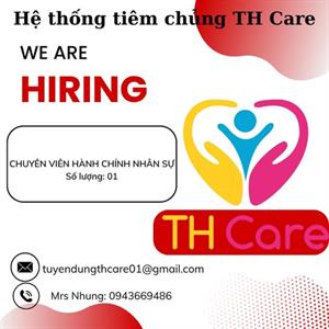 Hệ thống tiêm chủng TH Care tuyển dụng