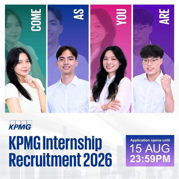 Cơ hội thực tập đợt 2 của sinh viên Kiểm toán tại KPMG 2026