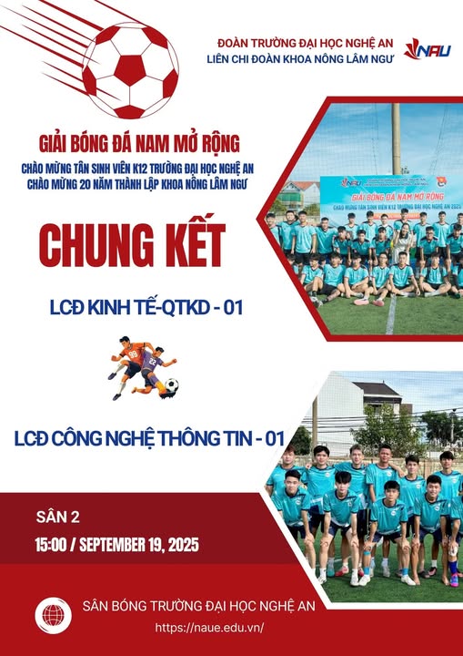 Đội bóng đá nam LCĐ Kinh tế – Quản trị Kinh doanh: Quyết chiến, quyết thắng!