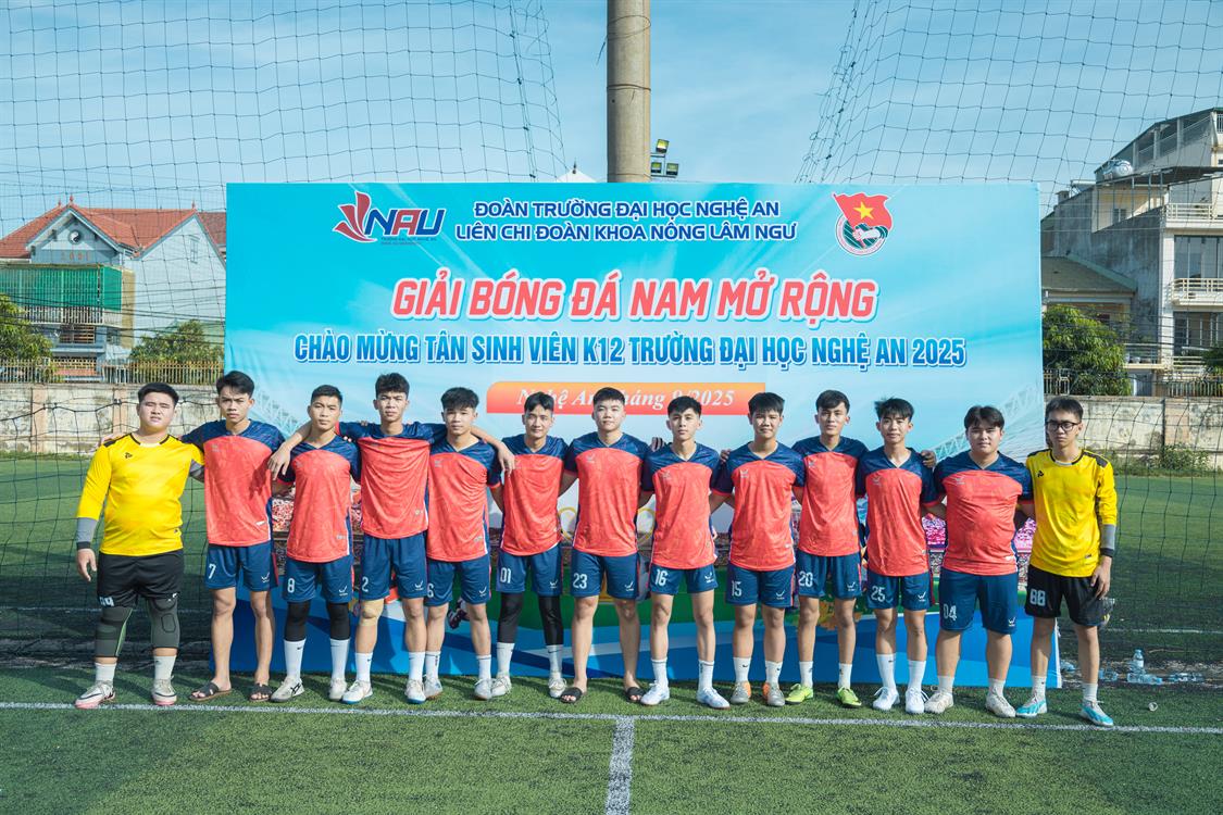 Giải bóng đá Nam mở rộng chào mừng Tân sinh viên K12 NAU