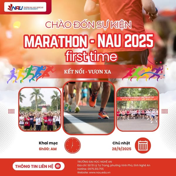 Giải Marathon NAU truyền thống năm 2025