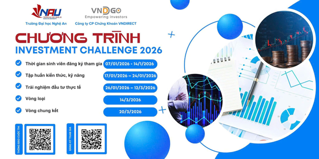 Chính thức mở đơn tuyển thành viên – investment challenge 2026 