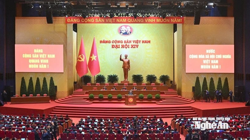 Một số hình Hình ảnh Đoàn đại biểu Đảng bộ tỉnh Nghệ An dự Đại hội XIV của Đảng.