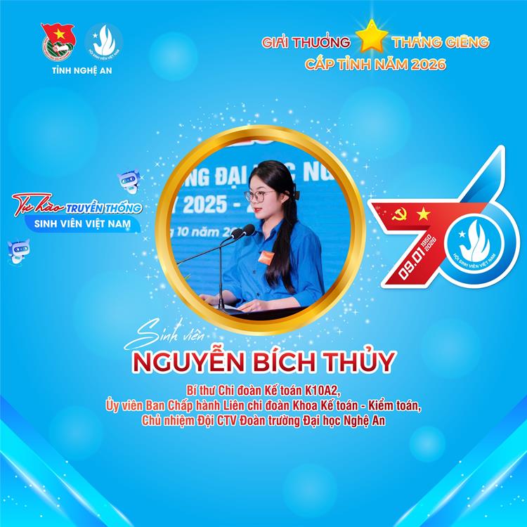 Tự hào sinh viên Trường Đại học Nghệ An – Lan tỏa khát vọng tuổi trẻ