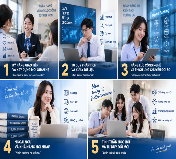 Năm kỹ năng giúp sinh viên Tài chính – Ngân hàng nổi bật khi ra trường