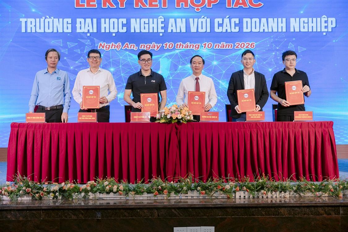 Trường Đại học Nghệ An (NAU) ký kết hợp tác với doanh nghiệp: Mở rộng kết nối, phát triển nguồn nhân lực