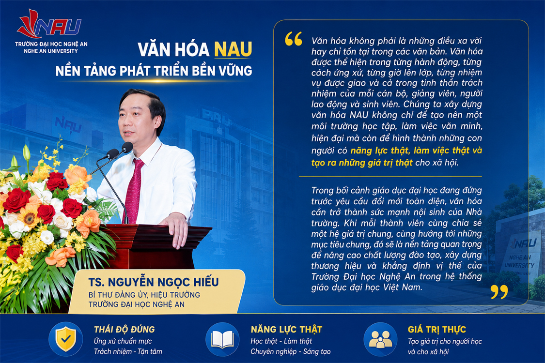 XÂY DỰNG VĂN HÓA NAU – NỀN TẢNG TINH THẦN, ĐỘNG LỰC PHÁT TRIỂN TRONG GIAI ĐOẠN MỚI