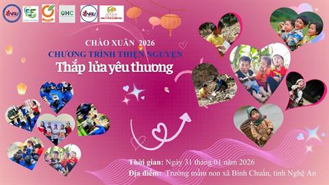 Chào xuân 2026 - Thắp lửa yêu thương