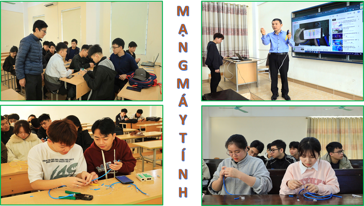 Sinh viên CNTT ĐH Nghệ An: Thực hành Mạng máy tính – Học thật, làm thật!