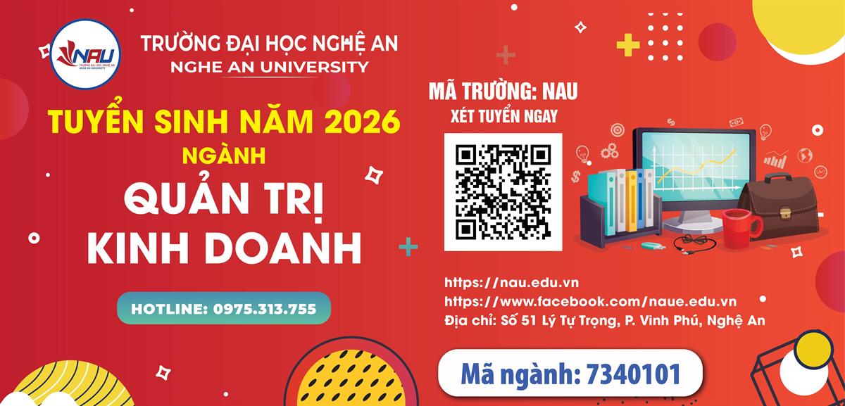 GIỚI THIỆU CHƯƠNG TRÌNH ĐÀO TẠO NGÀNH QUẢN TRỊ KINH DOANH NĂM 2026