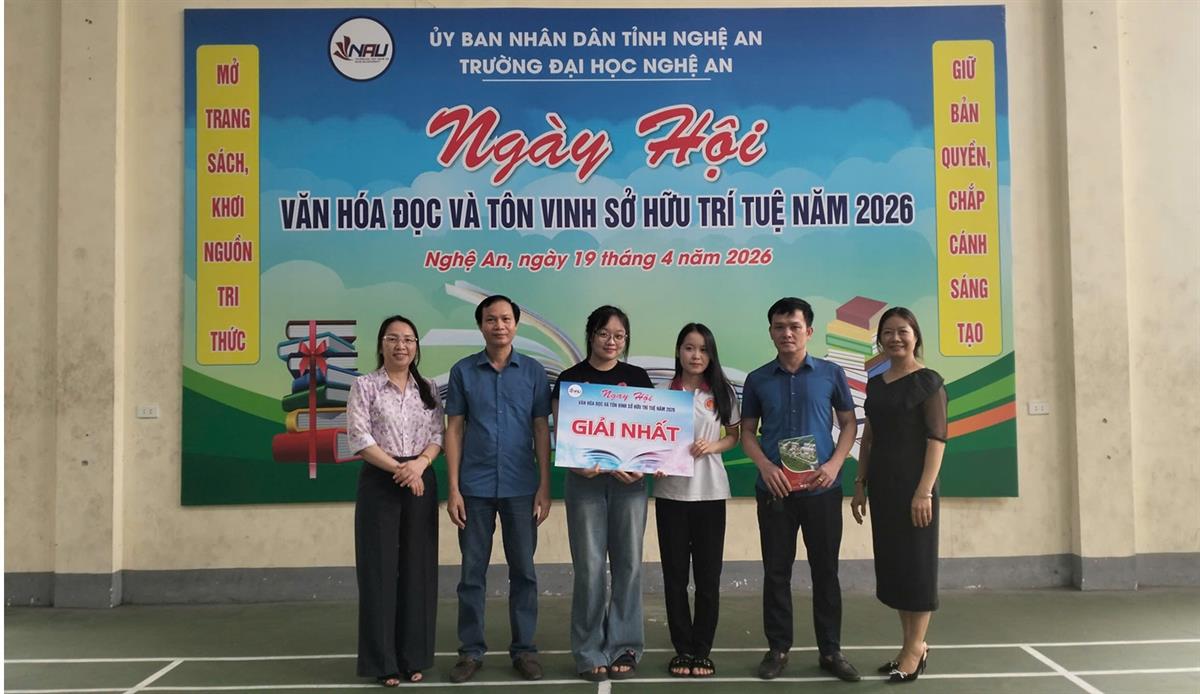 Khoa Nông Lâm Ngư tham gia Ngày hội sách và văn hóa đọc năm 2026