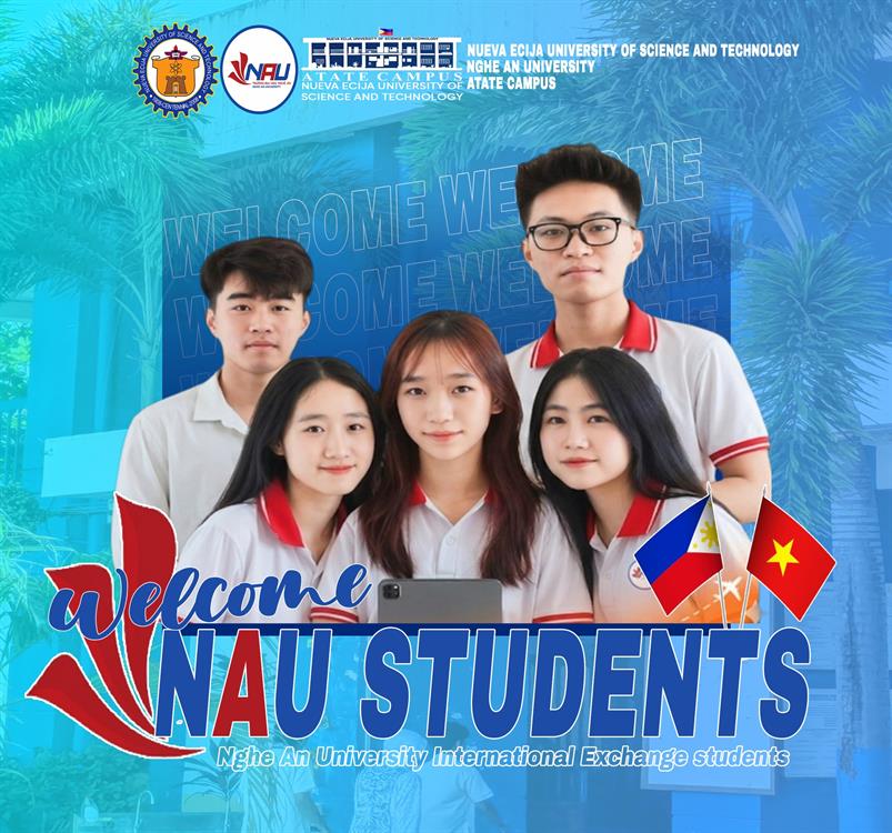 NEUST – Atate Campus chào đón sinh viên trao đổi từ Trường Đại học Nghệ An, Việt Nam