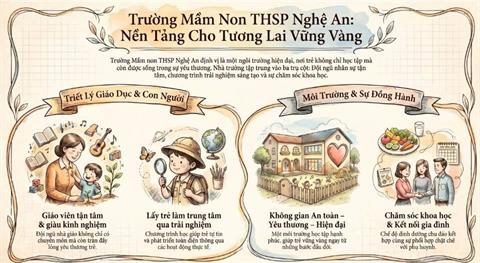 Vì sao nên chọn trường Mầm non THSP - Trường Đại học Nghệ An cho con?