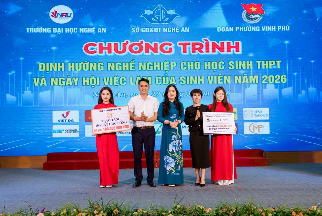 Việc làm không chờ tốt nghiệp - NAU chủ động kết nối, Đồng hành cùng sinh viên đến tương lai