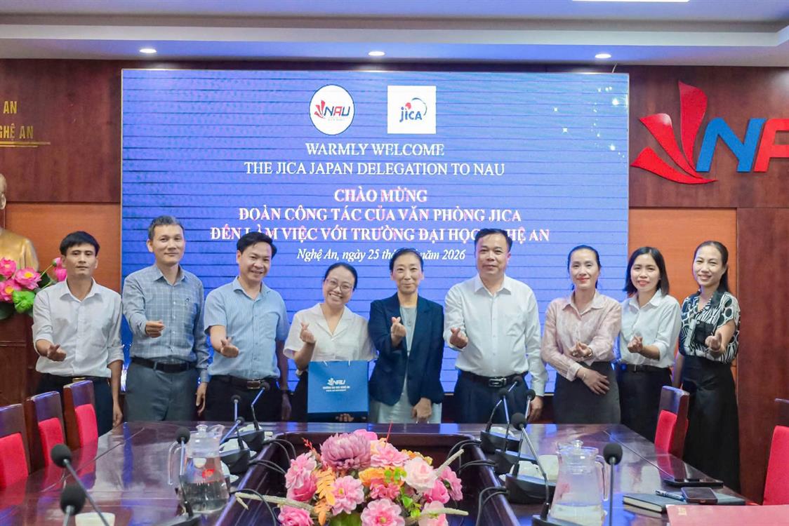 KHOA CÔNG NGHỆ THÔNG TIN – NAU TIẾP ĐÓN ĐOÀN CÔNG TÁC JICA NHẬT BẢN: MỞ RỘNG CƠ HỘI HỌC TẬP VÀ LÀM VIỆC CÙNG CHUYÊN GIA QUỐC TẾ (NAU) 