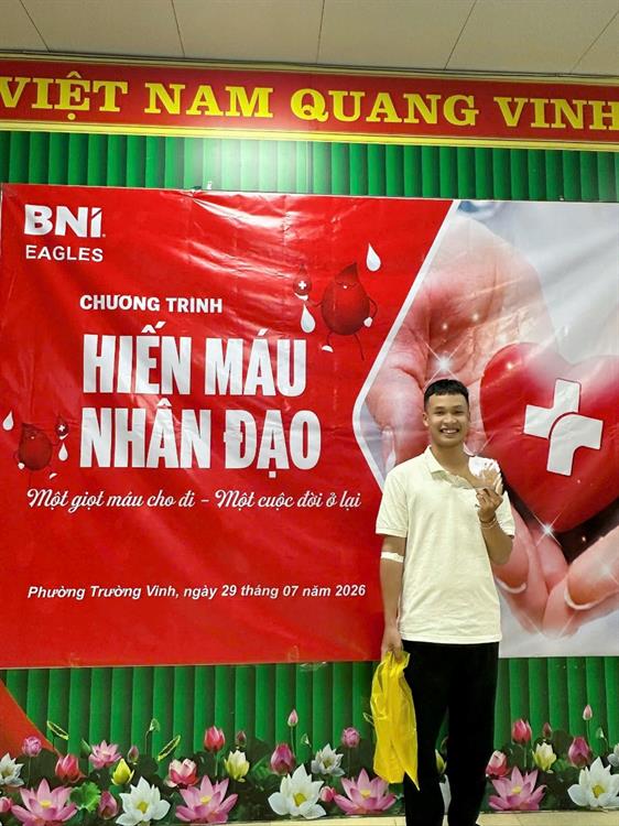 Sinh viên Khoa Tài chính - Ngân hàng, trường Đại học Nghệ An lan tỏa tinh thần nhân ái qua chiến dịch hiến máu cứu người