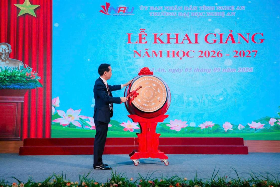 Trường Đại học Nghệ An (NAU) trang trọng tổ chức Lễ Khai giảng năm học 2026 – 2027
